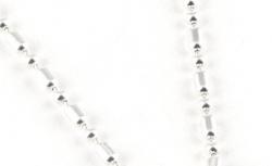 Hs - Na21 Sterling Long/short Bead Chain Length Choices