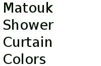 Matouk Shower Curtain Colors