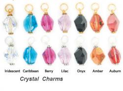 Hs Crystal Charms In Gold And Silver