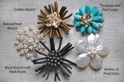 Qb - Felt Clutch Brooches