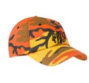Monogrammed Camouflage Baseball Caps In All Colors