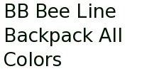 Bb Bee Line Backpack All Colors