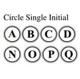 Circle Single Initial