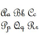 French Script For Names