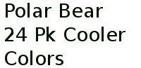 Polar Bear 24 Pk Cooler Colors