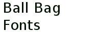 Ball Bag Fonts