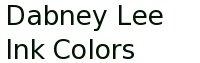 Dabney Lee Ink Colors