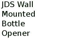 Jds Wall Mounted Bottle Opener