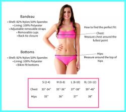 Wb Bandeau Swim Top Sizes