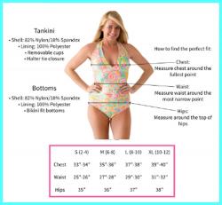 Wb Tankini Swim Top Sizes