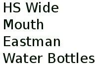 Hs Wide Mouth Eastman Water Bottles 