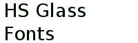 Hs Glass Fonts