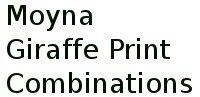 Moyna Giraffe Print Combinations