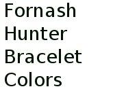 Fornash Hunter Bracelet Colors