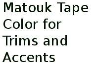 Matouk Tape Color For Trims And Accents