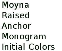 Moyna Monogram Colors 2017