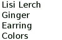 Lisi Lerch Ginger Earring Colors