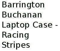 Barrington Buchanan Laptop Case - Racing Stripes