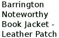 Barrington Noteworthy Book Jacket - Leather Patch