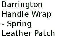 Barrington Handle Wrap - Spring Leather Patch