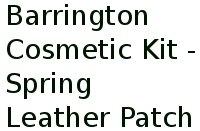 Barrington Cosmetic Kit - Spring Leather Patch