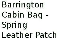 Barrington Cabin Bag - Spring Leather Patch