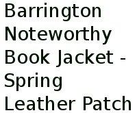 Barrington Noteworthy Book Jacket - Spring Leather Patch