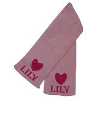 Single Heart Scarf With Name