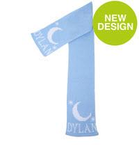 Stars And Moon Scarf With Name
