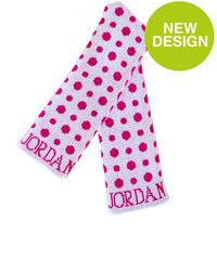 Polka Dots Scarf With Name