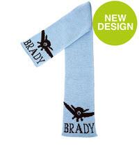 Airplane Scarf With Name
