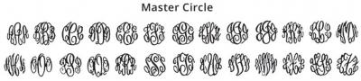 Master Circle - Initials Only
