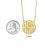 monogrammed+necklace+in+recessed+style+with+block+initial++