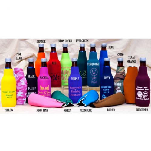 29406 Personalized Bottle Buddy Koozies