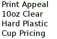 51810 10 oz Clear Hard Plastic Cups