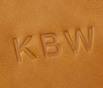 101056 Monogrammed Men's Leather Bifold Wallet