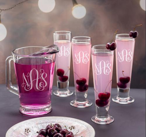 Grotto 5-pce Drinks Set Etched  Home & Garden > Kitchen & Dining > Barware