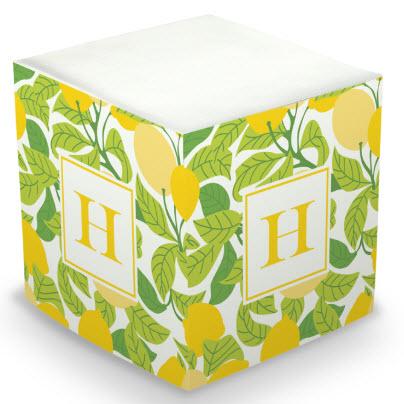 Boatman Geller Personalized Lemons Memo Cube  Office Supplies > General Supplies > Paper Products > Sticky Notes