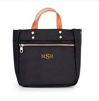 Boulevard Joey Personalized Tote Black, Navy, Mauve, Cognac  Apparel & Accessories > Handbags > Tote Handbags