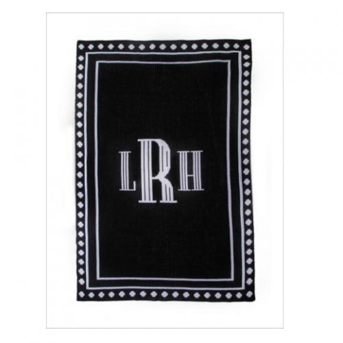 Debonair Monogrammed Butterscotch Blankees  Home & Garden > Linens & Bedding > Bedding > Blankets