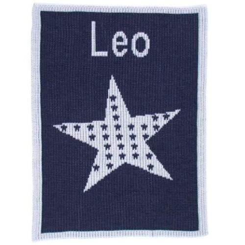 Star On Star Personalized Stroller Blankee  Home & Garden > Linens & Bedding > Bedding > Blankets