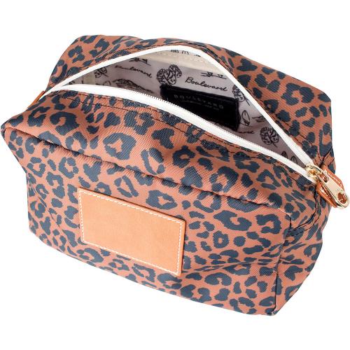 leopard travel pouch