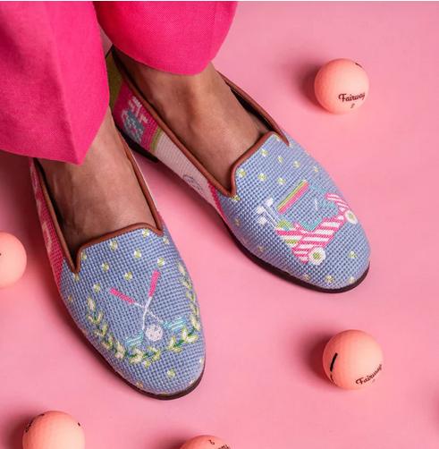 ByPaige Golf Needlepoint Loafers  Apparel & Accessories > Shoes > Loafers