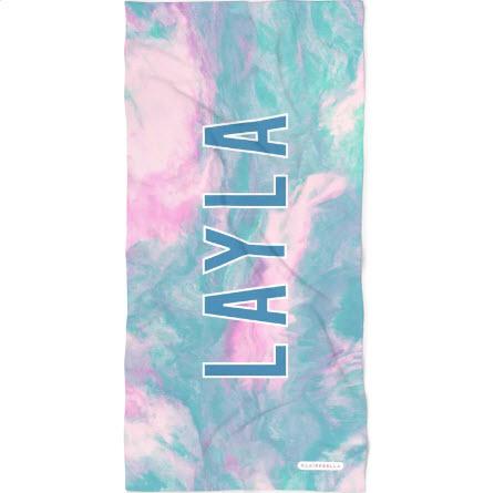 Personalized Marble Beach Towel Blue Personalized Marble Beach Towel Blue Home & Garden > Linens & Bedding > Towels > Beach Towels