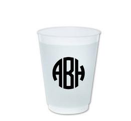 Boatman Geller Circle Monogram 160z Frosted Cup  Home & Garden > Kitchen & Dining > Tableware > Drinkware > Tumblers