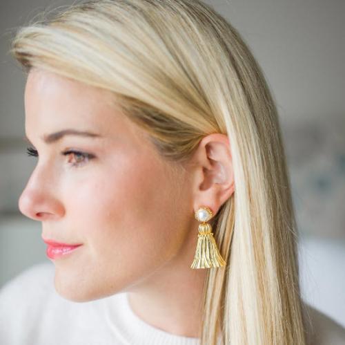 Lisi Lerch Annie Tassel Earring Pearl Lisi Lerch Annie Tassel Earring Pearl Apparel & Accessories > Jewelry > Earrings