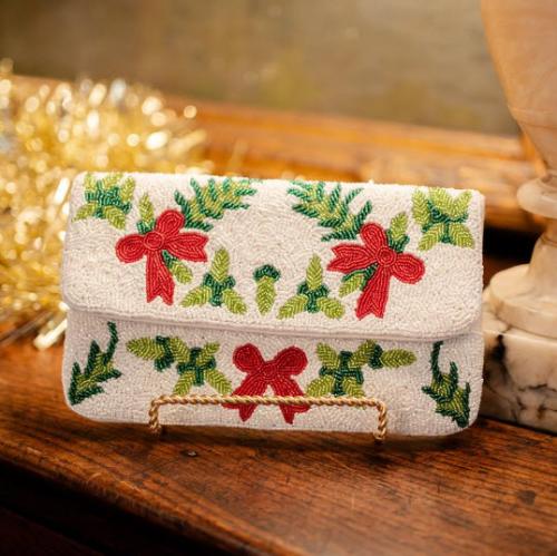 Lisi Lerch Holly Beaded Clutch Lisi Lerch Holly Beaded Clutch Apparel & Accessories > Handbags > Clutches & Special Occasion Bags