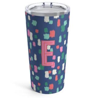 Clairebella Confetti Single Initial Blue Large Tumbler Clairebella Confetti Single Initial Blue Large Tumbler Home & Garden > Kitchen & Dining > Tableware > Drinkware > Tumblers