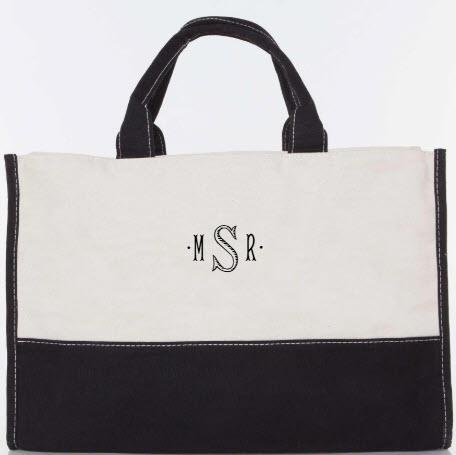 Personalized Vivera Canvas Bag  Apparel & Accessories > Handbags > Tote Handbags