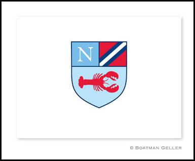 Boatman Geller Crest Lobster Foldover Notes  Office Supplies > General Supplies > Paper Products > Stationery